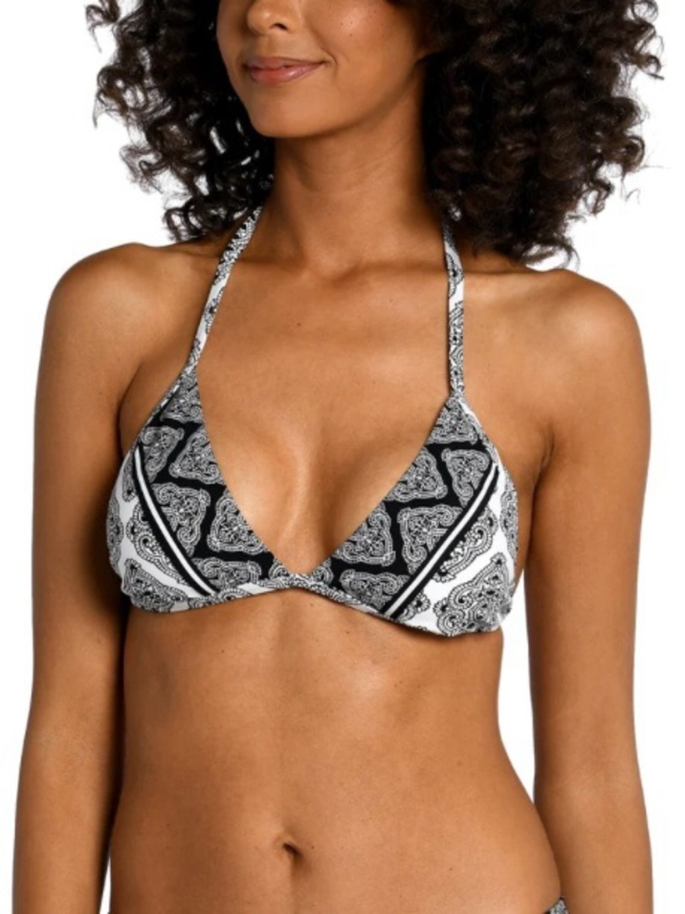 La Blanca Triangle Bikini Top Oasis Tile Print New With Tags